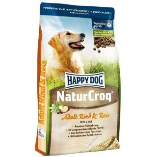 Happy Dog NaturCroq Biftekli ve Pirinçli Yetişkin 15 kg Köpek Maması kullananlar yorumlar